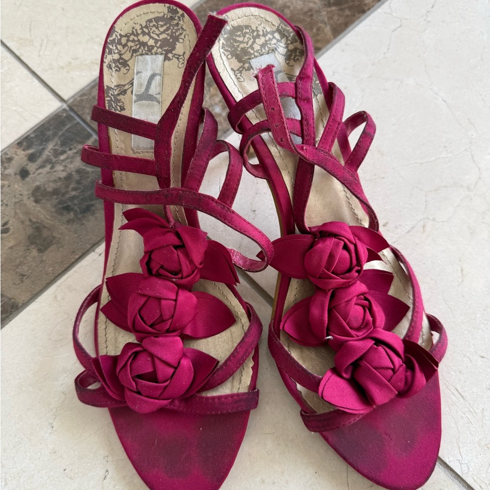 Elegant Women's Red Sandals